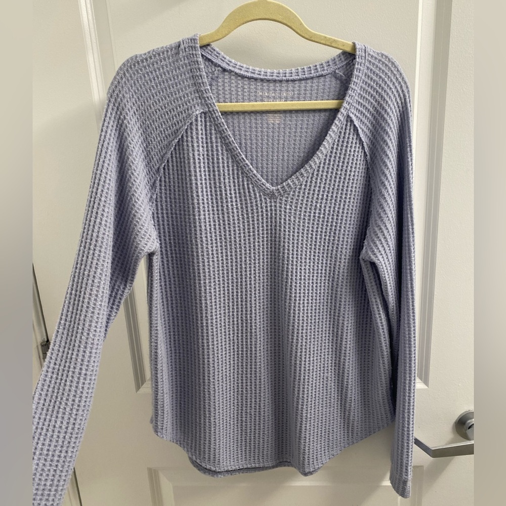 A&E Soft and Sexy Waffle Long Sleeves